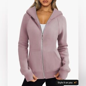 Trendy Queen Zip-Up Women's Scuba Hoodie